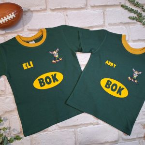 Bok Rugby Floral T shirt Short Sleeve