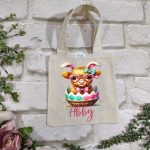 Easter Bag - Cute Highland Cow
