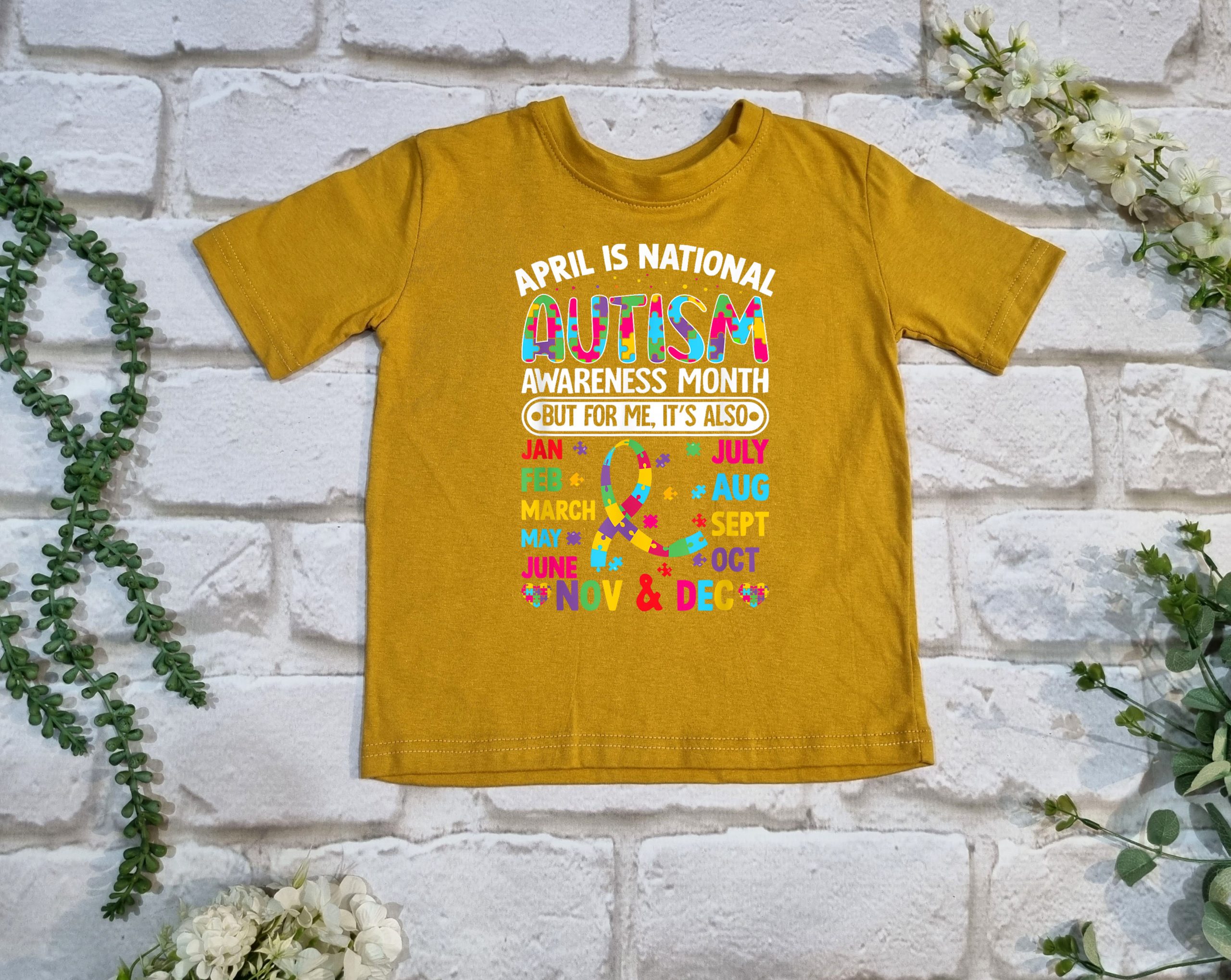 Autism Awareness April T shirt - Image 5
