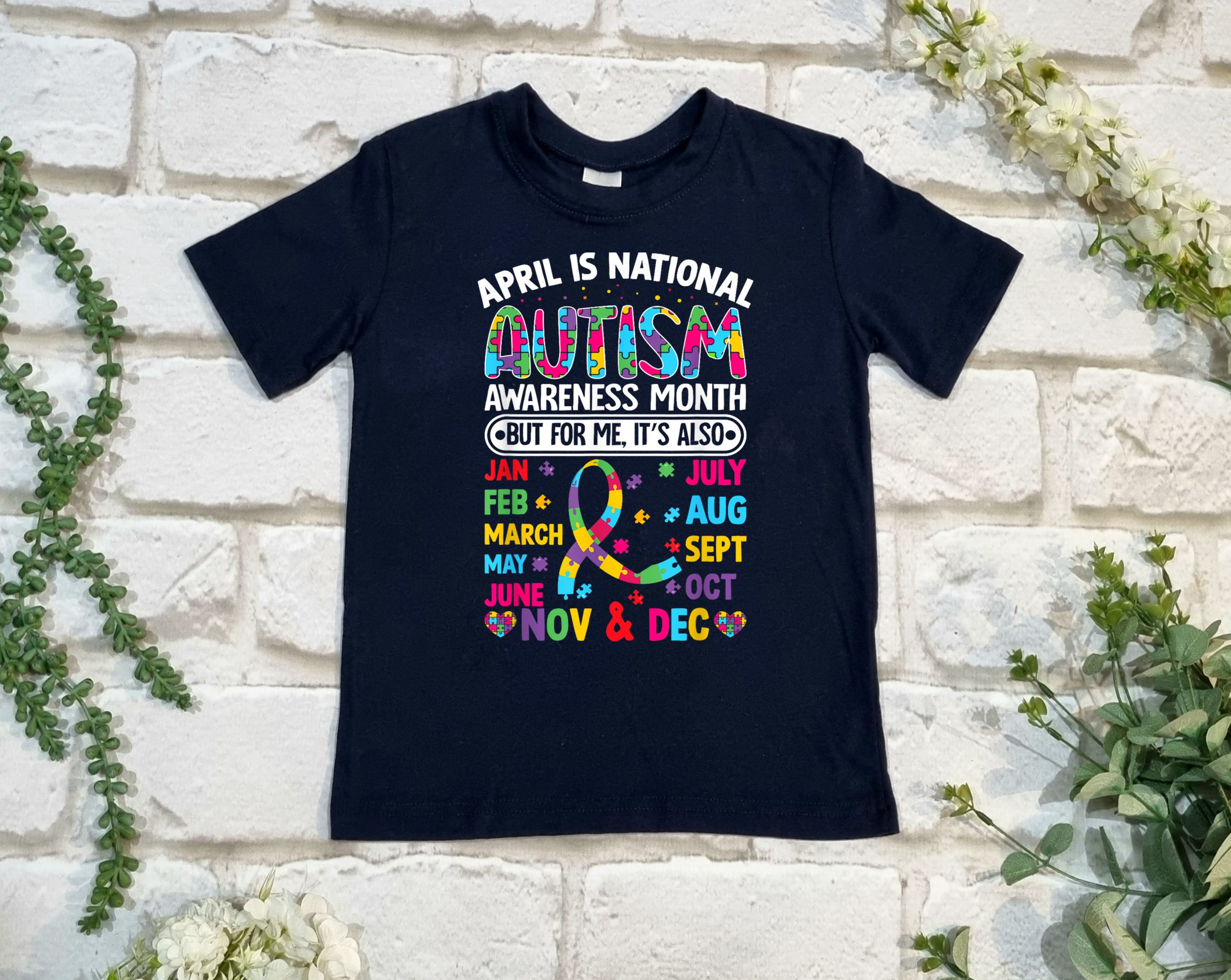 Autism Awareness April T shirt - Image 6