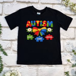 Autism Crochet Faux T shirt