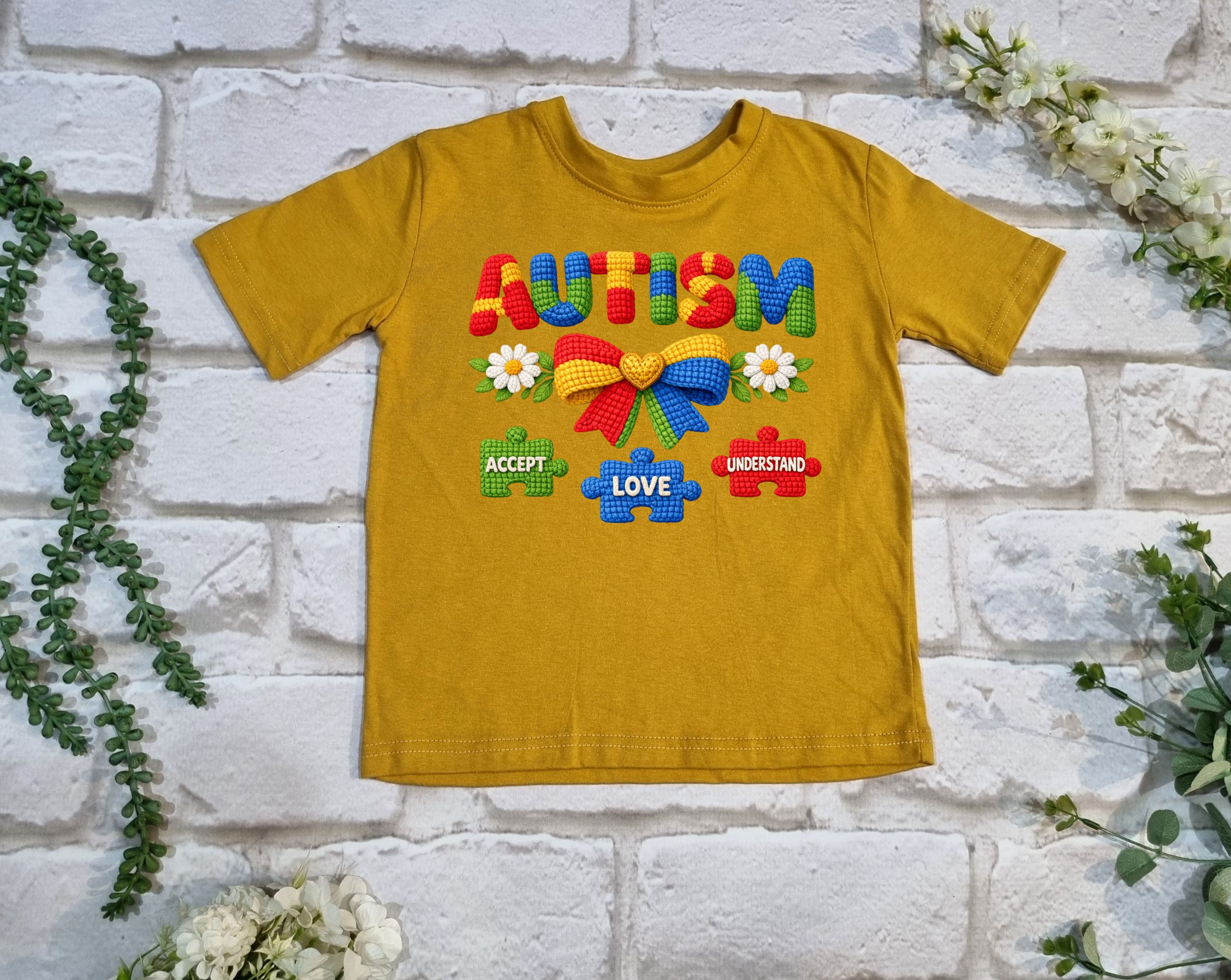 Autism Crochet Faux T shirt - Image 5