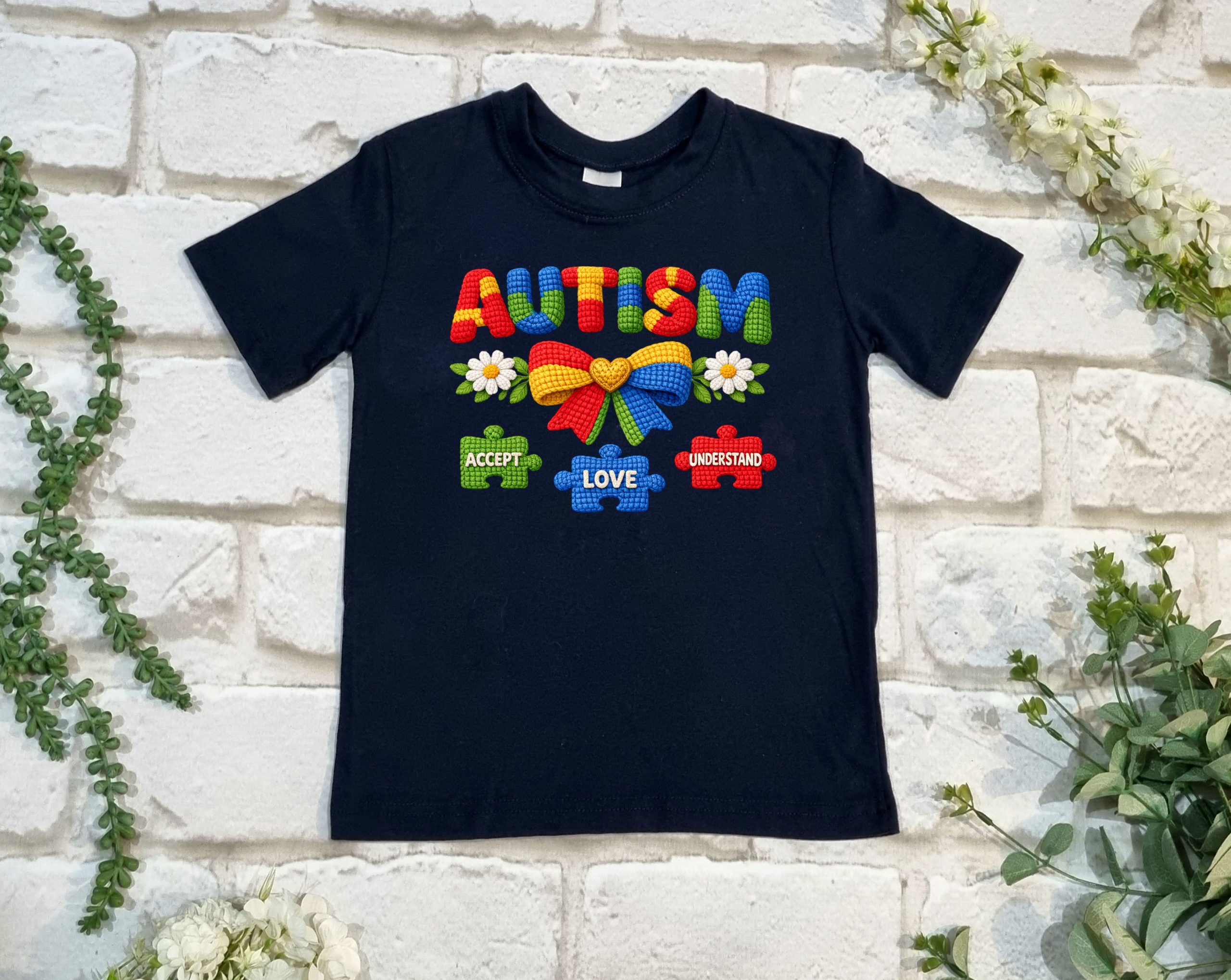 Autism Crochet Faux T shirt - Image 6