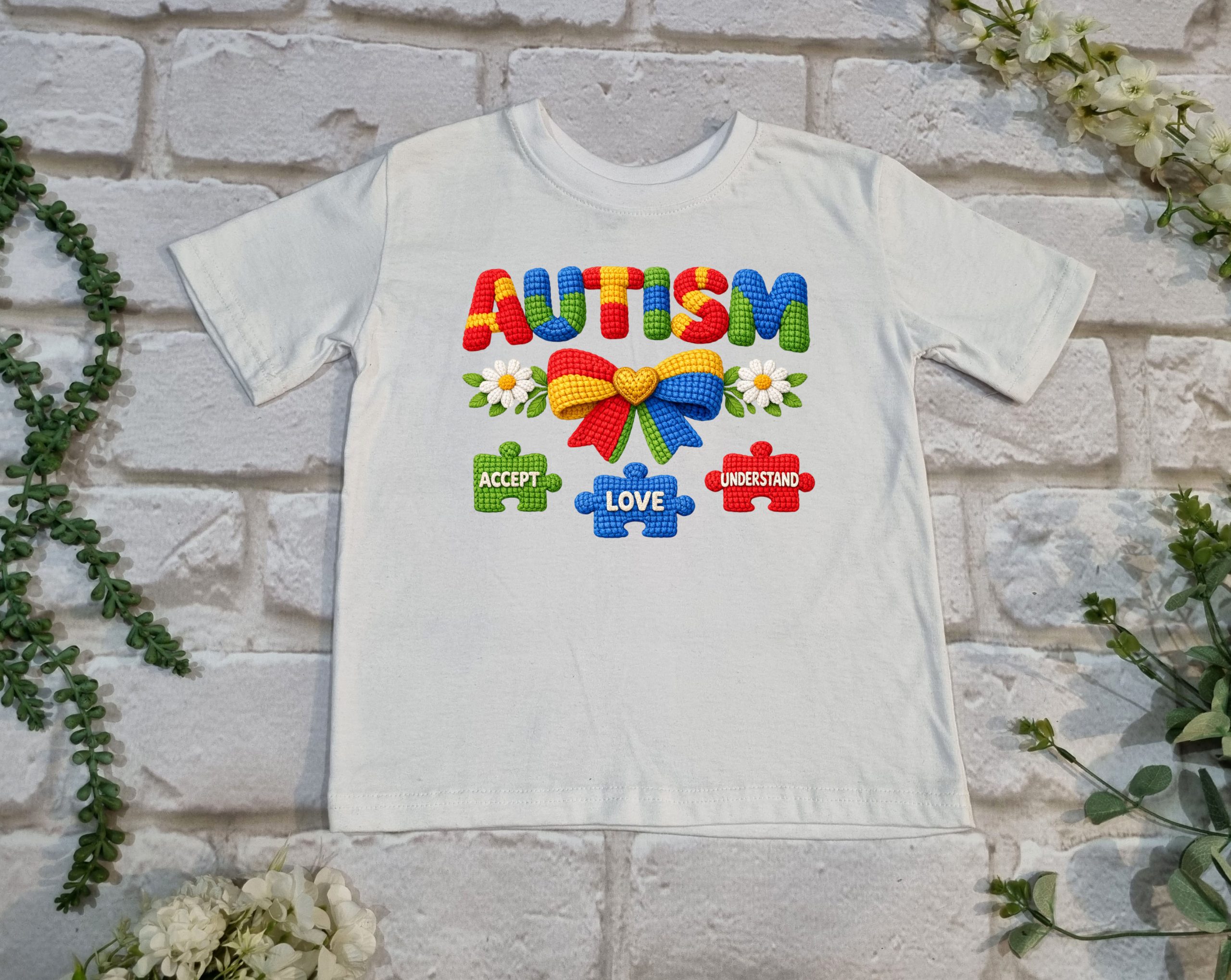 Autism Crochet Faux T shirt - Image 7