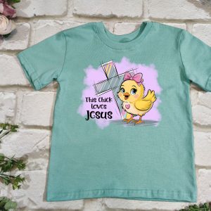 This Chick Loves Jesus T shirt