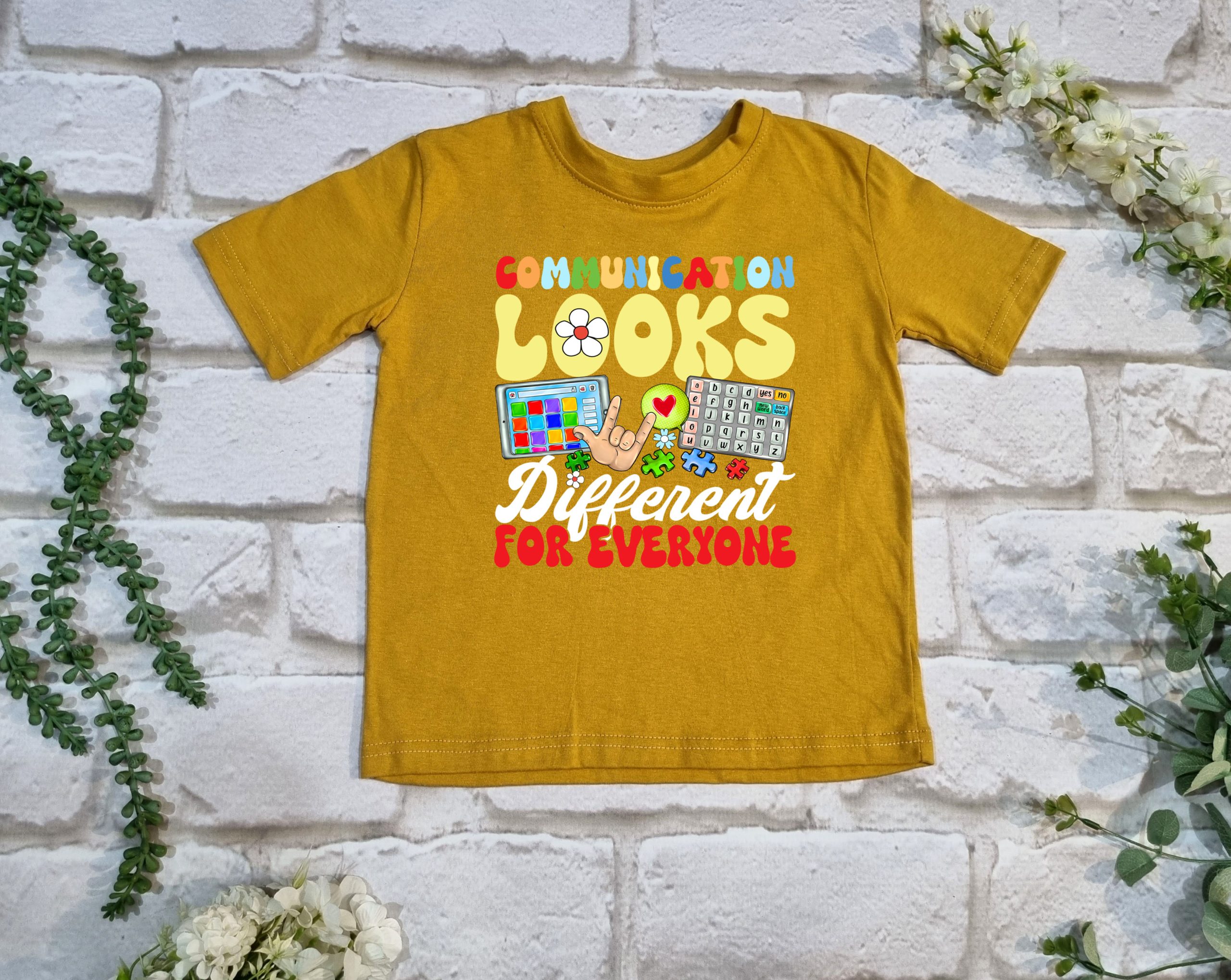 Communication Looks Different T Shirt - Image 6