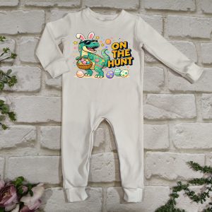 Easter Dino Long Romper