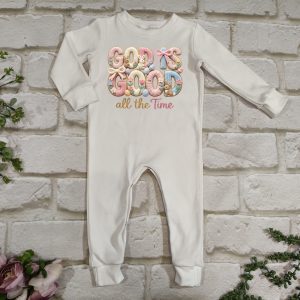 God is Good Long Romper