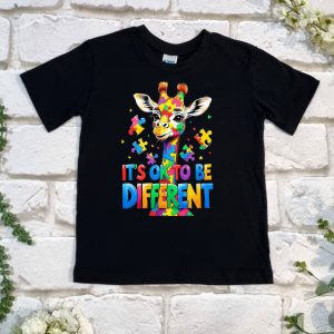 It's Ok to be Different Giraffe T shirt