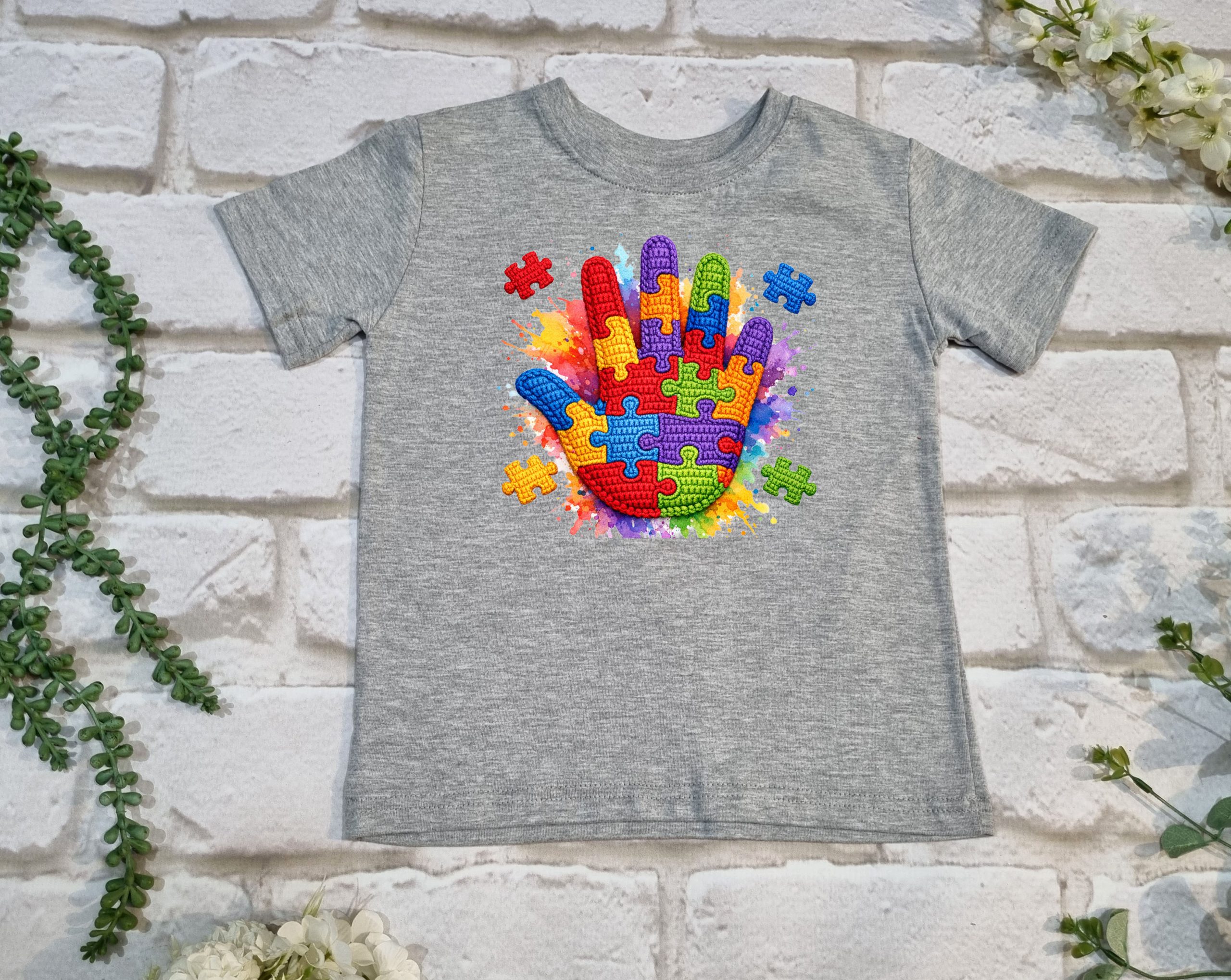 Puzzle Hand T shirt