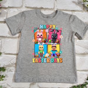 Minecraft Blocks Easter T shirt