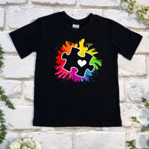Puzzle Outline Splash T Shirt