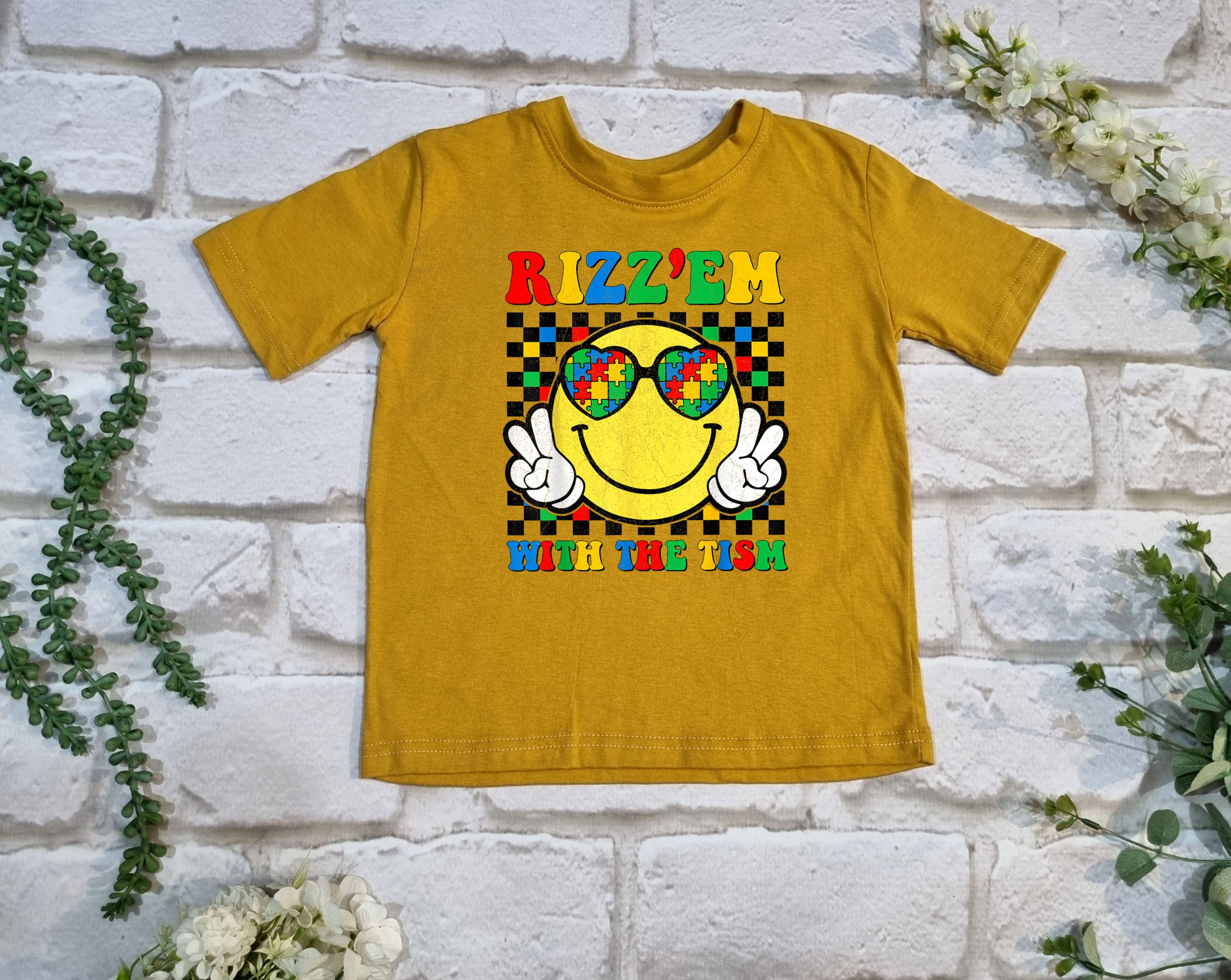 Rizz'em with the Tism T Shirt - Image 5