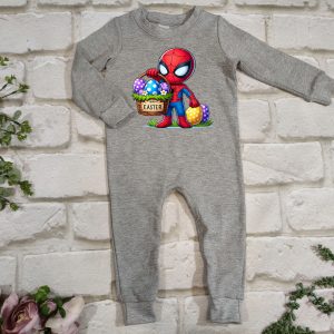 Spiderman Easter Long Romper