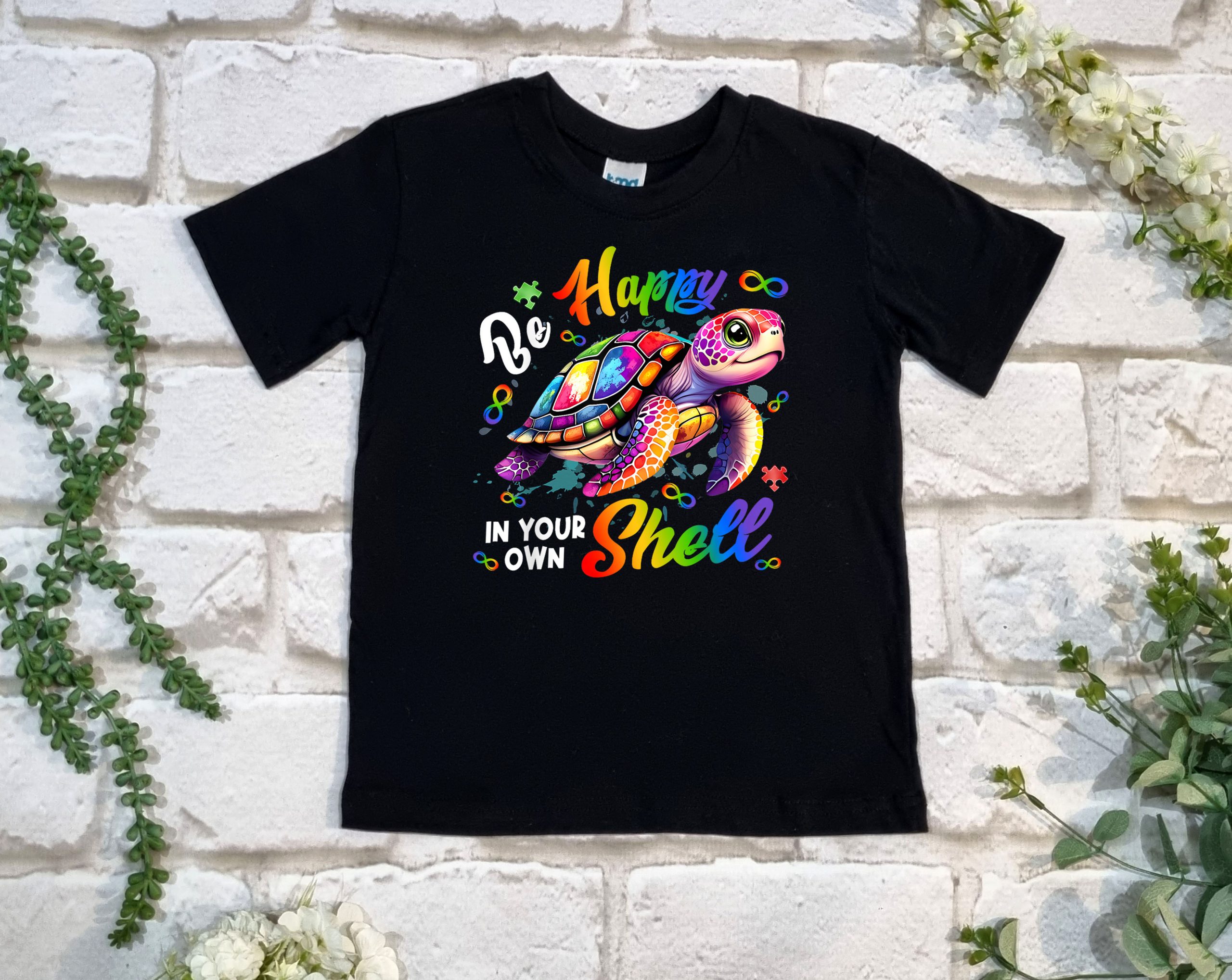 Be Happy in your Shell T shirt - Image 5