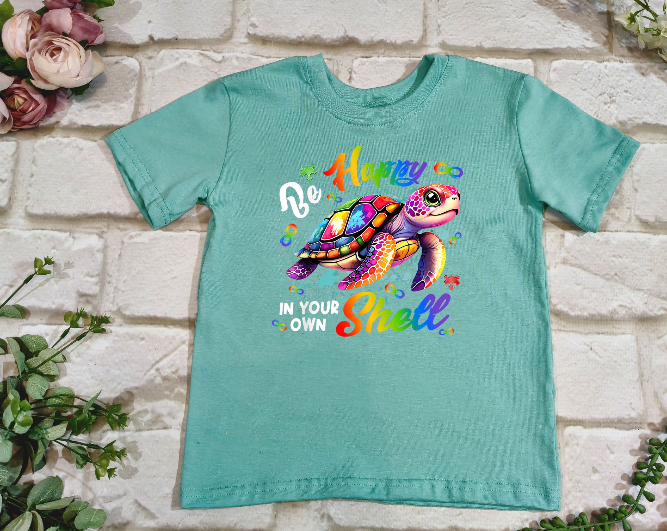 Be Happy in your Shell T shirt - Image 4