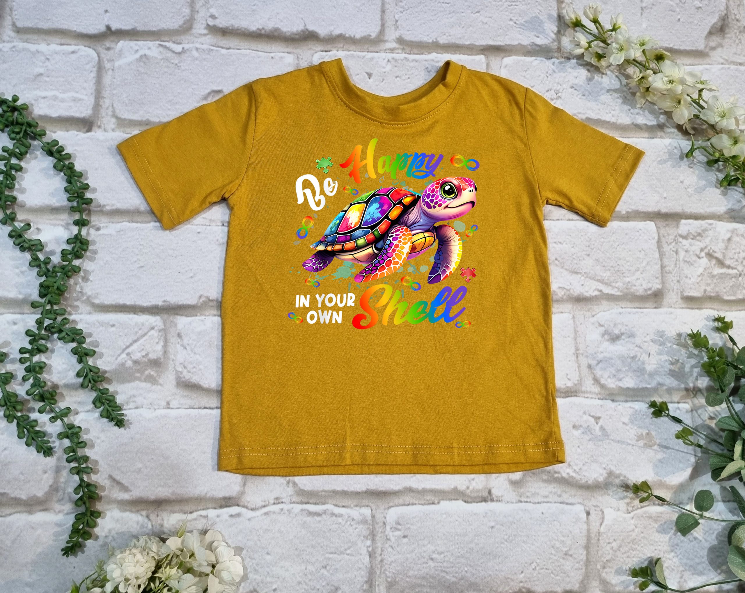 Be Happy in your Shell T shirt - Image 3