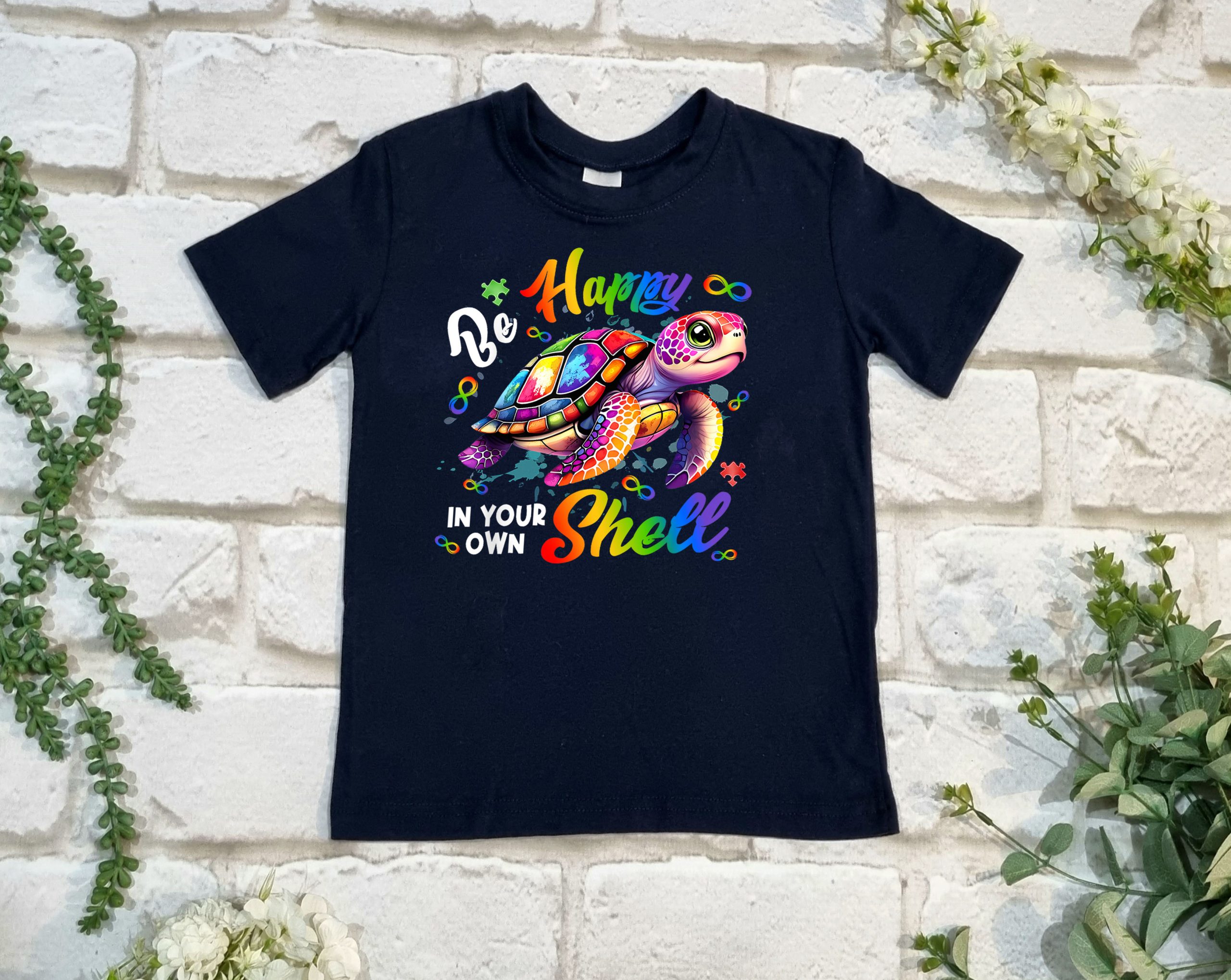 Be Happy in your Shell T shirt